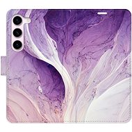 iSaprio flip case Purple Paint for Samsung Galaxy S23 5G - Phone Cover