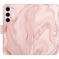 iSaprio flip case RoseGold Marble for Samsung Galaxy S23 5G - Phone Cover