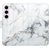 iSaprio flip case SilverMarble 15 for Samsung Galaxy S23 5G - Phone Cover