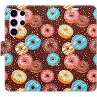 iSaprio flip pouzdro Donuts Pattern pro Samsung Galaxy S23 Ultra - Phone Cover
