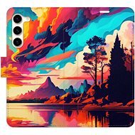 iSaprio flip pouzdro Colorful Mountains 02 pro Samsung Galaxy S23+ 5G - Phone Cover