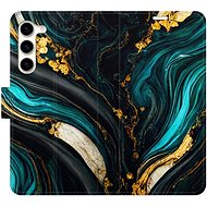 iSaprio flip case Dark Paint for Samsung Galaxy S23+ 5G - Phone Cover