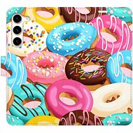 iSaprio flip pouzdro Donuts Pattern 02 pro Samsung Galaxy S23+ 5G - Phone Cover