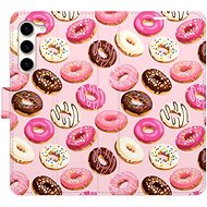 iSaprio flip pouzdro Donuts Pattern 03 pro Samsung Galaxy S23+ 5G - Phone Cover