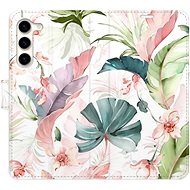 iSaprio flip pouzdro Flower Pattern 07 pro Samsung Galaxy S23+ 5G - Phone Cover