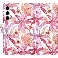 iSaprio flip pouzdro Flower Pattern 10 pro Samsung Galaxy S23+ 5G - Phone Cover