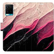 iSaprio flip pouzdro BlackPink Marble pro Vivo Y21 / Y21s / Y33s - Phone Cover