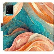 iSaprio flip pouzdro Blue and Orange pro Vivo Y21 / Y21s / Y33s - Phone Cover