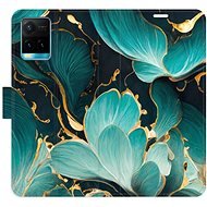 iSaprio flip pouzdro Blue Flowers 02 pro Vivo Y21 / Y21s / Y33s - Phone Cover