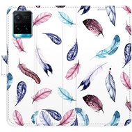 iSaprio flip pouzdro Colorful Feathers pro Vivo Y21 / Y21s / Y33s - Phone Cover