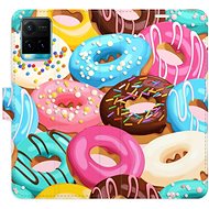 iSaprio flip pouzdro Donuts Pattern 02 pro Vivo Y21 / Y21s / Y33s - Phone Cover