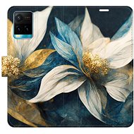 iSaprio flip case Gold Flowers for Vivo Y21 / Y21s / Y33s - Phone Cover