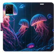 iSaprio flip pouzdro Jellyfish pro Vivo Y21 / Y21s / Y33s - Phone Cover