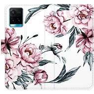iSaprio flip pouzdro Pink Flowers pro Vivo Y21 / Y21s / Y33s - Phone Cover
