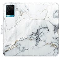 iSaprio flip case SilverMarble 15 for Vivo Y21 / Y21s / Y33s - Phone Cover