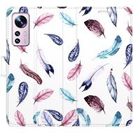 iSaprio flip puzdro Colorful Feathers na Xiaomi 12/12X - Kryt na mobil