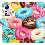 iSaprio flip pouzdro Donuts Pattern 02 pro Xiaomi 12 / 12X - Phone Cover