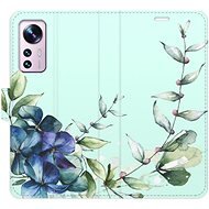 iSaprio flip pouzdro Blue Flowers pro Xiaomi 12 / 12X - Phone Cover