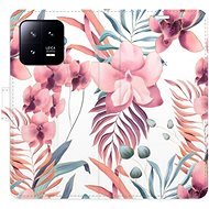 iSaprio flip pouzdro Pink Flowers 02 pro Xiaomi 13 - Phone Cover