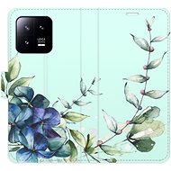 iSaprio flip pouzdro Blue Flowers pro Xiaomi 13 - Phone Cover