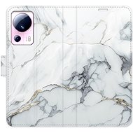 iSaprio flip pouzdro SilverMarble 15 pro Xiaomi 13 Lite - Phone Cover