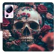 iSaprio flip case Skull in Roses 02 for Xiaomi 13 Lite - Phone Cover