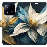 iSaprio flip pouzdro Gold Flowers pro Xiaomi 13 Pro - Phone Cover