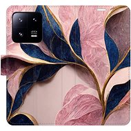 iSaprio flip pouzdro Pink Leaves pro Xiaomi 13 Pro - Phone Cover