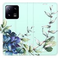 iSaprio flip pouzdro Blue Flowers pro Xiaomi 13 Pro - Phone Cover