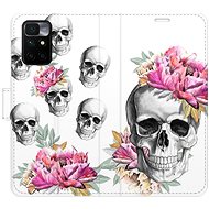 iSaprio flip pouzdro Crazy Skull pro Xiaomi Redmi 10 - Phone Cover