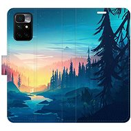 iSaprio flip pouzdro Magical Landscape pro Xiaomi Redmi 10 - Phone Cover
