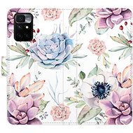 iSaprio flip pouzdro Succulents Pattern pro Xiaomi Redmi 10 - Phone Cover