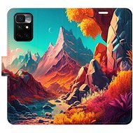 iSaprio flip pouzdro Colorful Mountains pro Xiaomi Redmi 10 - Phone Cover