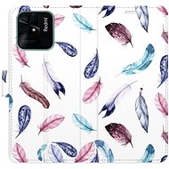 iSaprio flip pouzdro Colorful Feathers pro Xiaomi Redmi 10C - Phone Cover