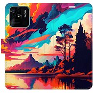 iSaprio flip case Colorful Mountains 02 for Xiaomi Redmi 10C - Phone Cover