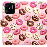 iSaprio flip case Donuts Pattern 03 for Xiaomi Redmi 10C - Phone Cover