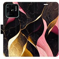 iSaprio flip pouzdro Gold Pink Marble 02 pro Xiaomi Redmi 10C - Phone Cover