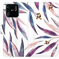 iSaprio flip pouzdro Ornamental Leaves pro Xiaomi Redmi 10C - Phone Cover