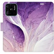 iSaprio flip pouzdro Purple Paint pro Xiaomi Redmi 10C - Phone Cover