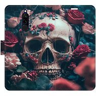 iSaprio flip puzdro Skull in Roses 02 pre Xiaomi Redmi 8 - Kryt na mobil