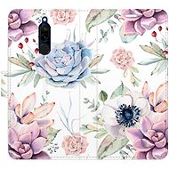 iSaprio flip pouzdro Succulents Pattern pro Xiaomi Redmi 8 - Phone Cover