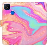 iSaprio flip case Abstract Paint 07 for Xiaomi Redmi 9C - Phone Cover