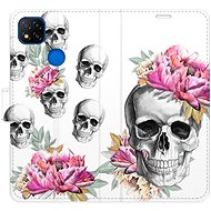 iSaprio flip pouzdro Crazy Skull pro Xiaomi Redmi 9C - Phone Cover