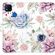 iSaprio flip pouzdro Succulents Pattern pro Xiaomi Redmi 9C - Phone Cover