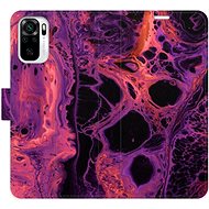 iSaprio flip pouzdro Abstract Dark 02 pro Xiaomi Redmi Note 10 / Note 10S - Phone Cover