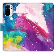 iSaprio flip pouzdro Abstract Paint 05 pro Xiaomi Redmi Note 10 / Note 10S - Phone Cover