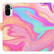 iSaprio flip pouzdro Abstract Paint 07 pro Xiaomi Redmi Note 10 / Note 10S - Phone Cover