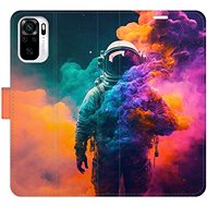 iSaprio flip case Astronaut in Colours 02 for Xiaomi Redmi Note 10 / Note 10S - Phone Cover