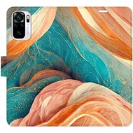 iSaprio flip pouzdro Blue and Orange pro Xiaomi Redmi Note 10 / Note 10S - Phone Cover