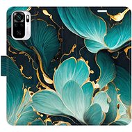 iSaprio flip case Blue Flowers 02 for Xiaomi Redmi Note 10 / Note 10S - Phone Cover